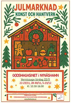 Affisch Julmarknad small 25